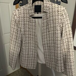 Women's Cream Tweed Jacket